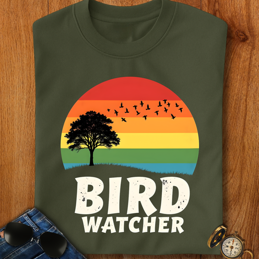 Bird Watcher Camping T-Shirt