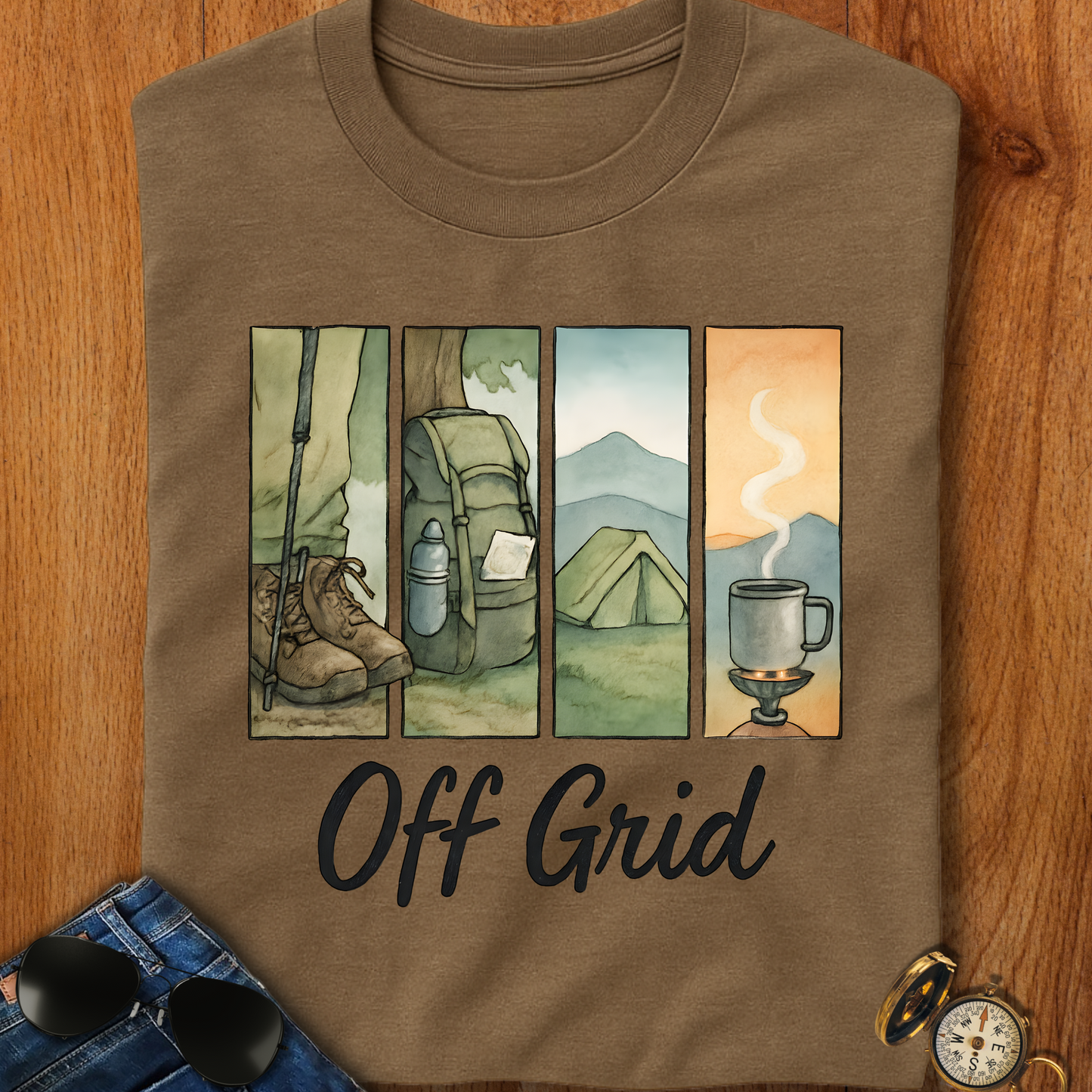 Off Grid Backpacking T-Shirt