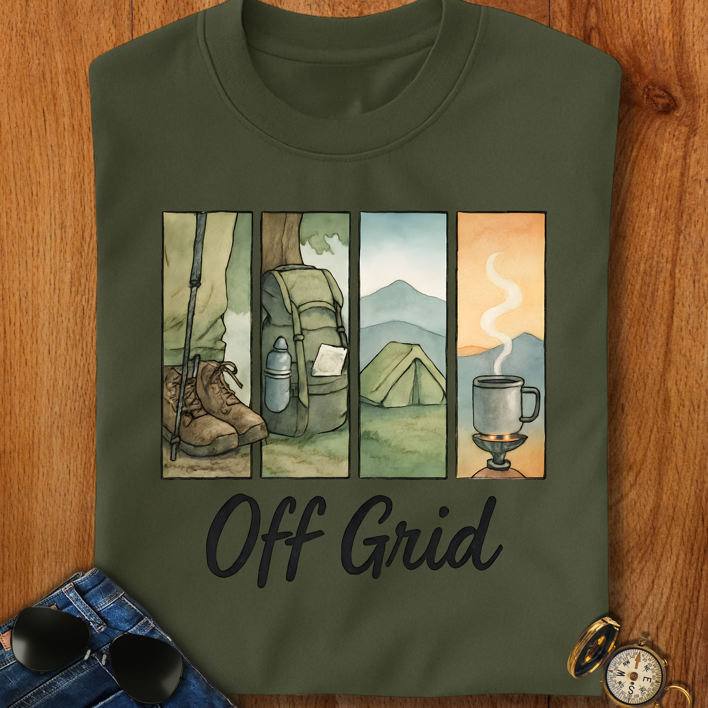 Off Grid Backpacking T-Shirt