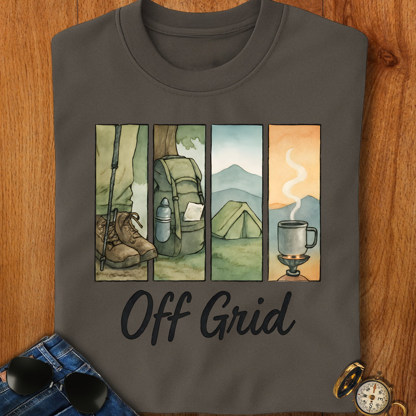 Off Grid Backpacking T-Shirt