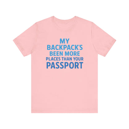 Backpacks Been More Places Backpacking T-Shirt