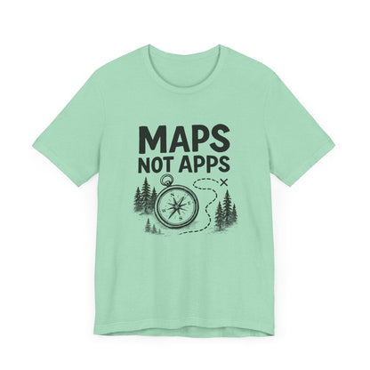 Maps not Apps Backpacking T-Shirt
