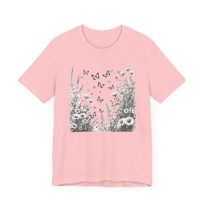 Butterfly Garden Camping T-Shirt