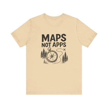 Maps not Apps Backpacking T-Shirt
