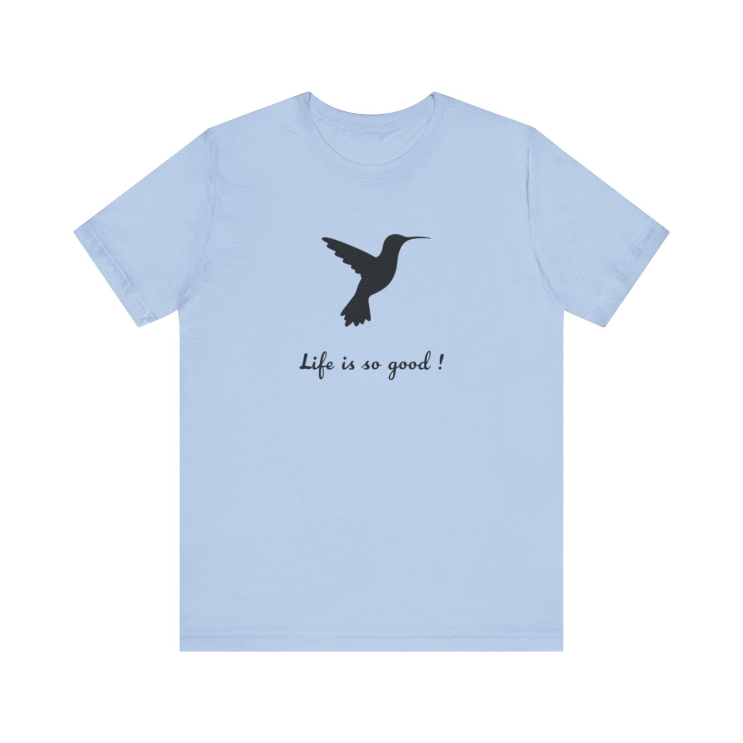Life is Good Hummingbird Camping T-Shirt