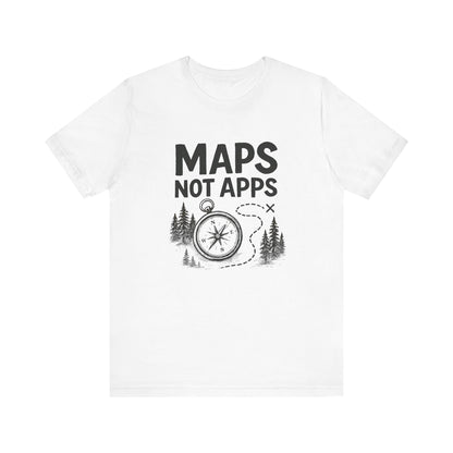 Maps not Apps Backpacking T-Shirt