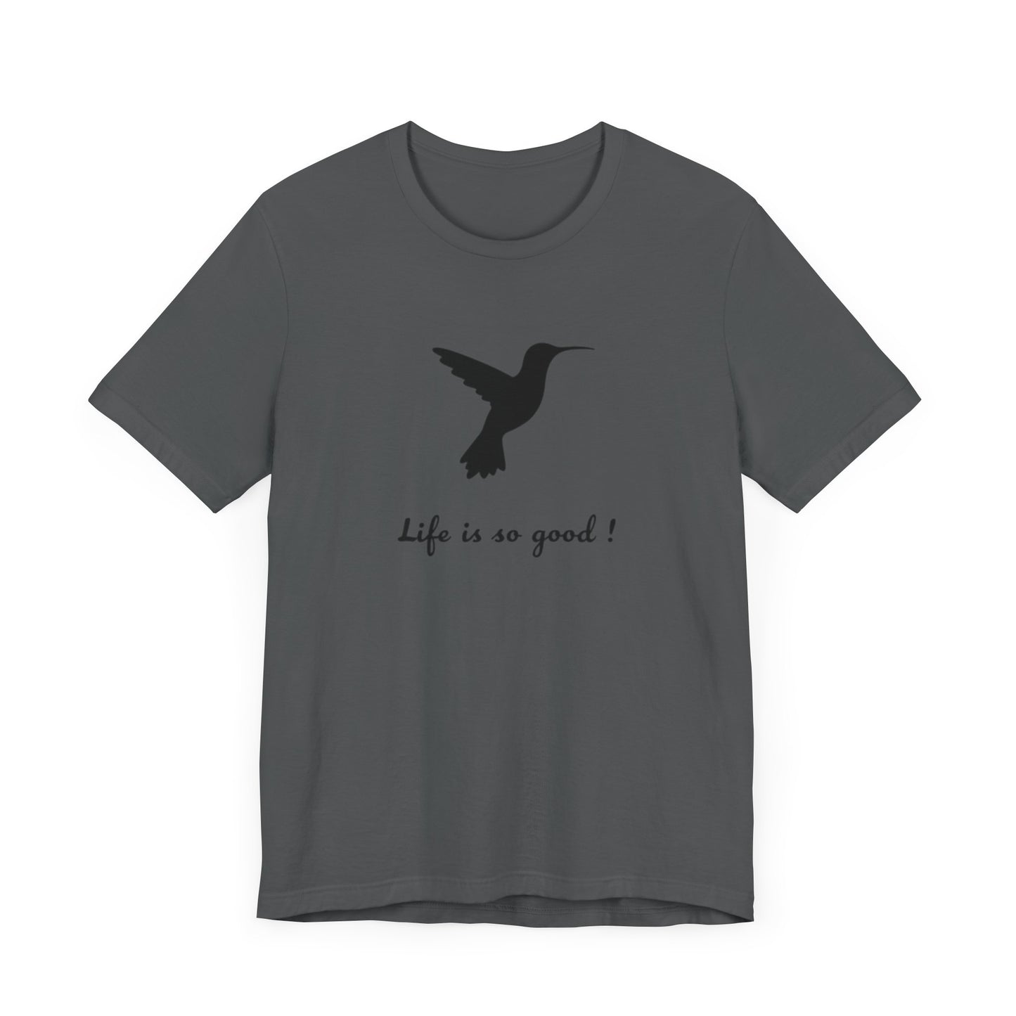 Life is Good Hummingbird Camping T-Shirt