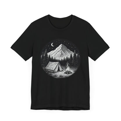 Tent Under the Stars Camping T-Shirt