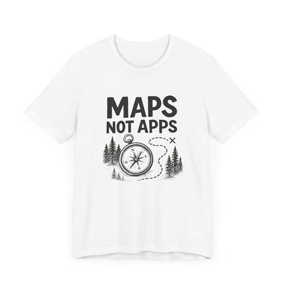 Maps not Apps Backpacking T-Shirt