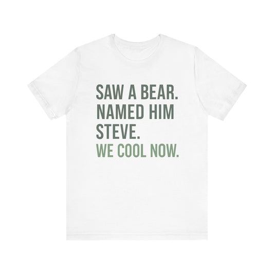Steve the Bear Backpacking T-Shirt