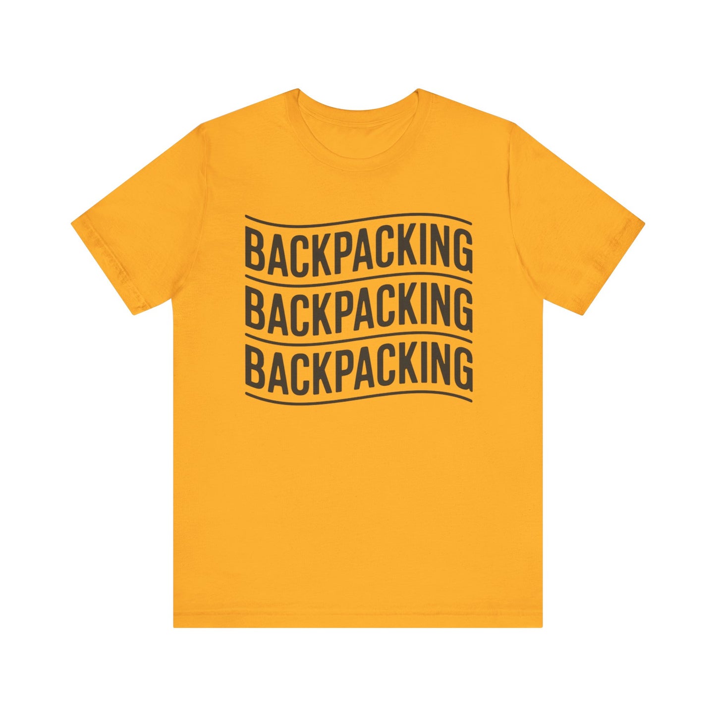 Backpacking Text T-Shirt