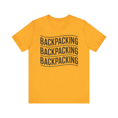 Backpacking Text T-Shirt