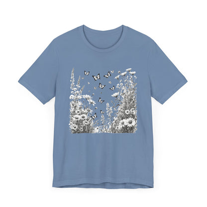Butterfly Garden Camping T-Shirt