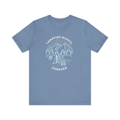Campfire Nights Forever Camping T-Shirt