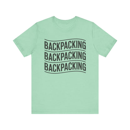 Backpacking Text T-Shirt