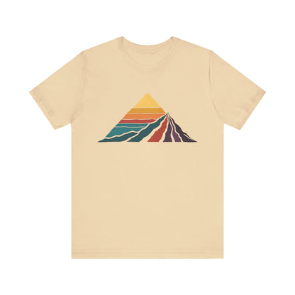 Retro Colored Mountains Trekking T-Shirt