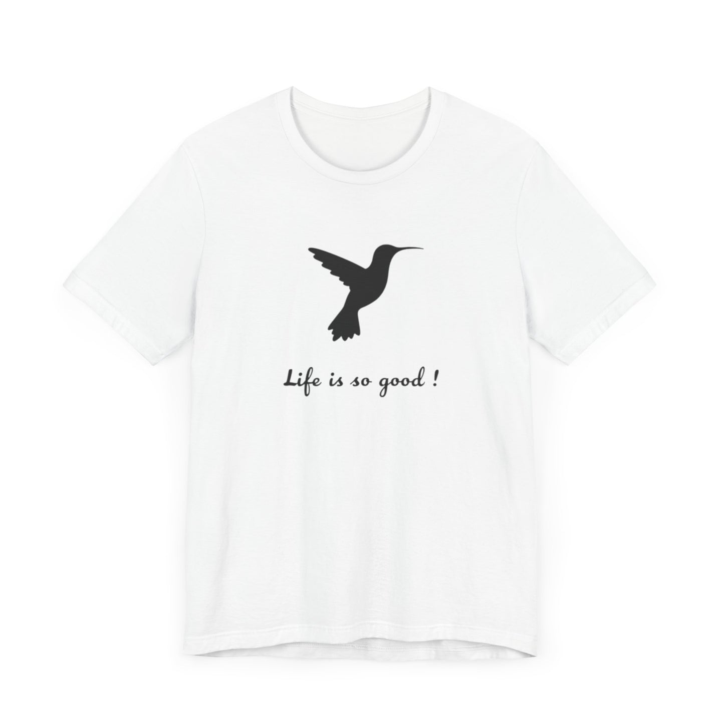 Life is Good Hummingbird Camping T-Shirt