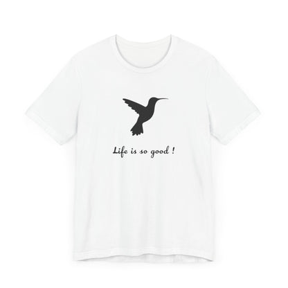 Life is Good Hummingbird Camping T-Shirt