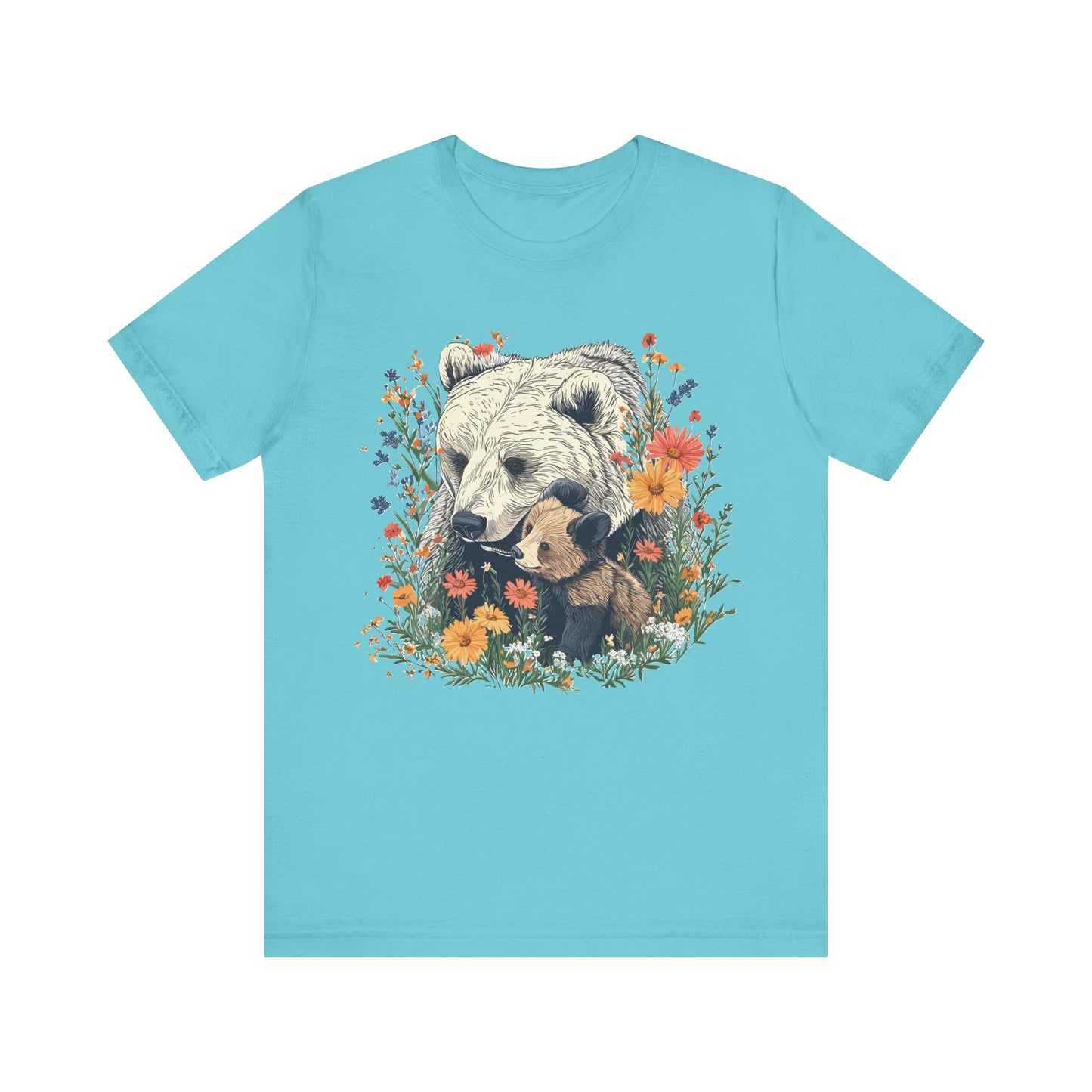 Mama bear and Cub Camping T-Shirt