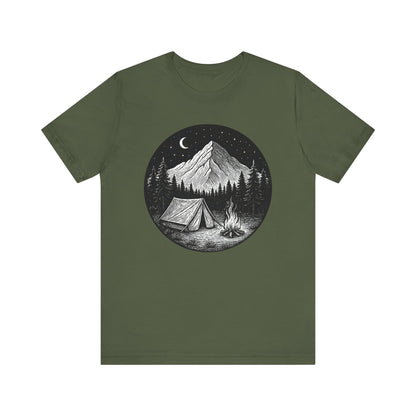 Tent Under the Stars Camping T-Shirt
