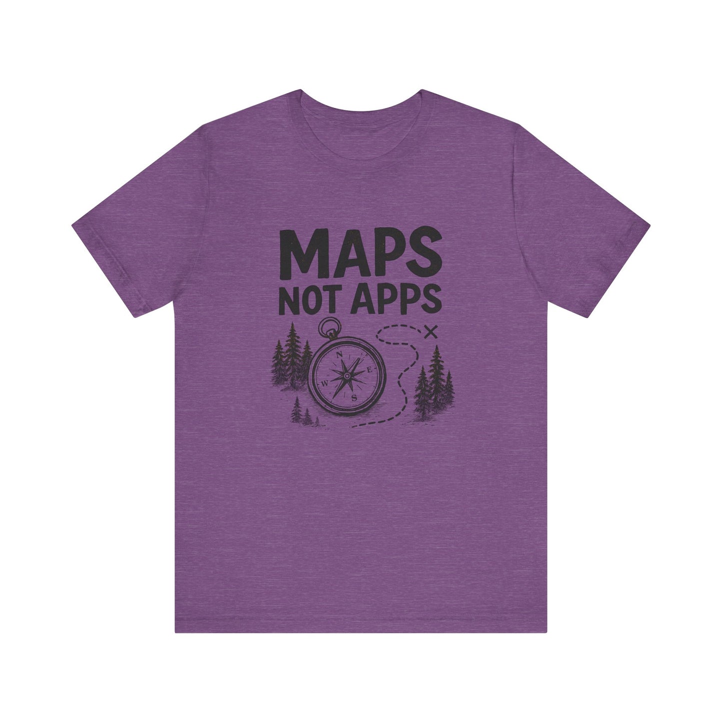 Maps not Apps Backpacking T-Shirt