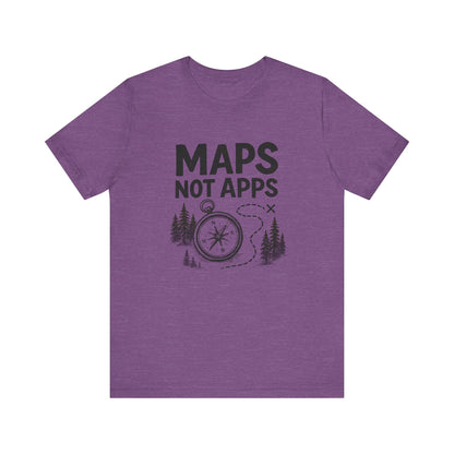 Maps not Apps Backpacking T-Shirt