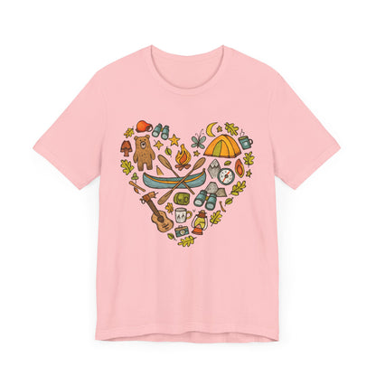 Camping Heart T-Shirt