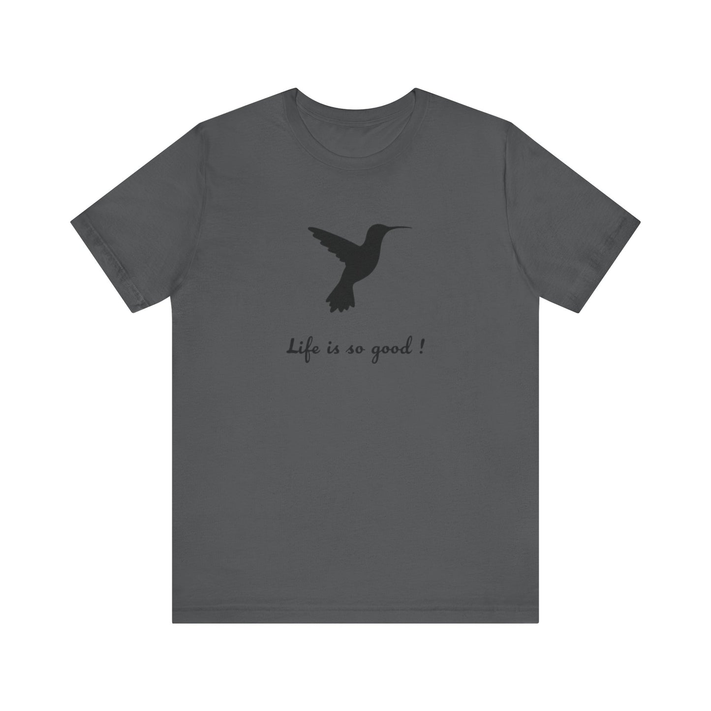 Life is Good Hummingbird Camping T-Shirt
