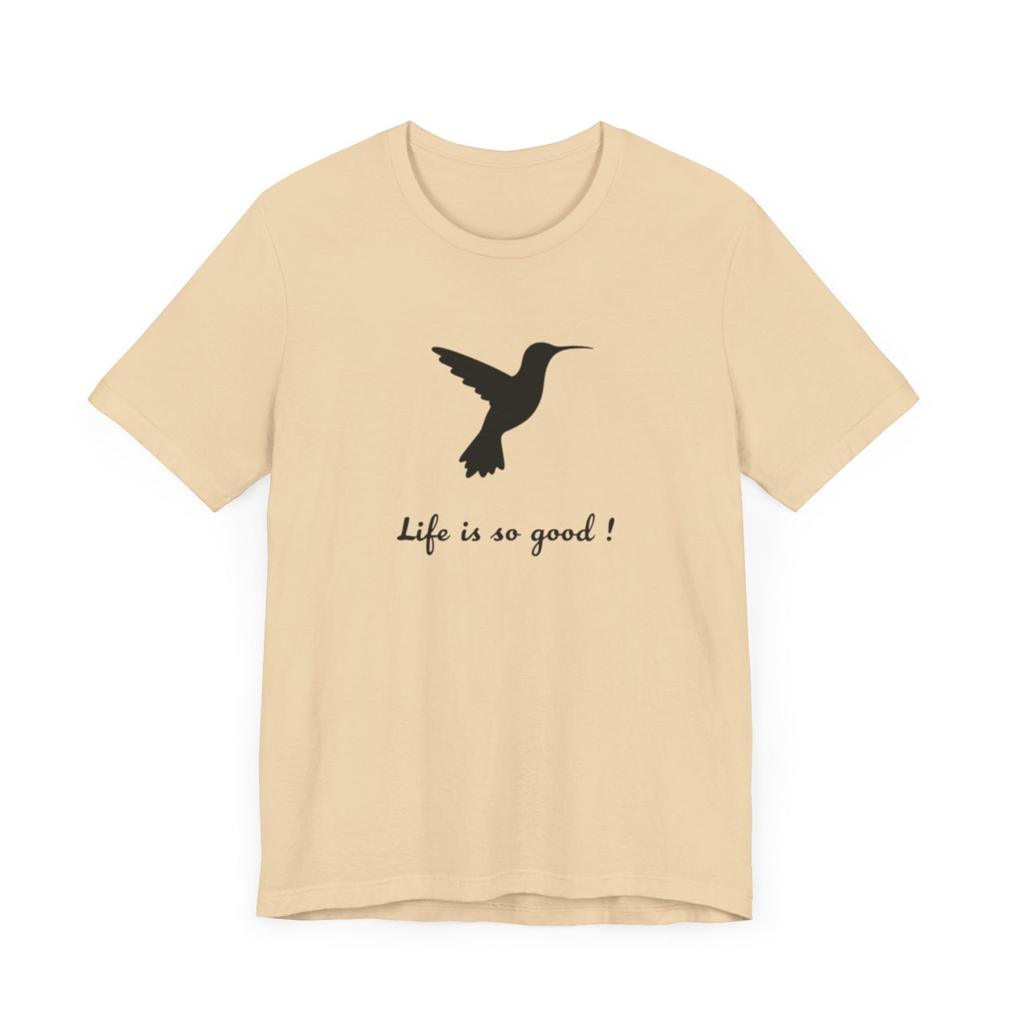 Life is Good Hummingbird Camping T-Shirt