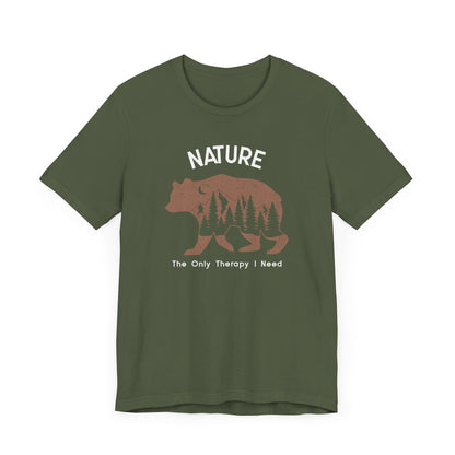 Nature is Therapy Camping T-Shirt