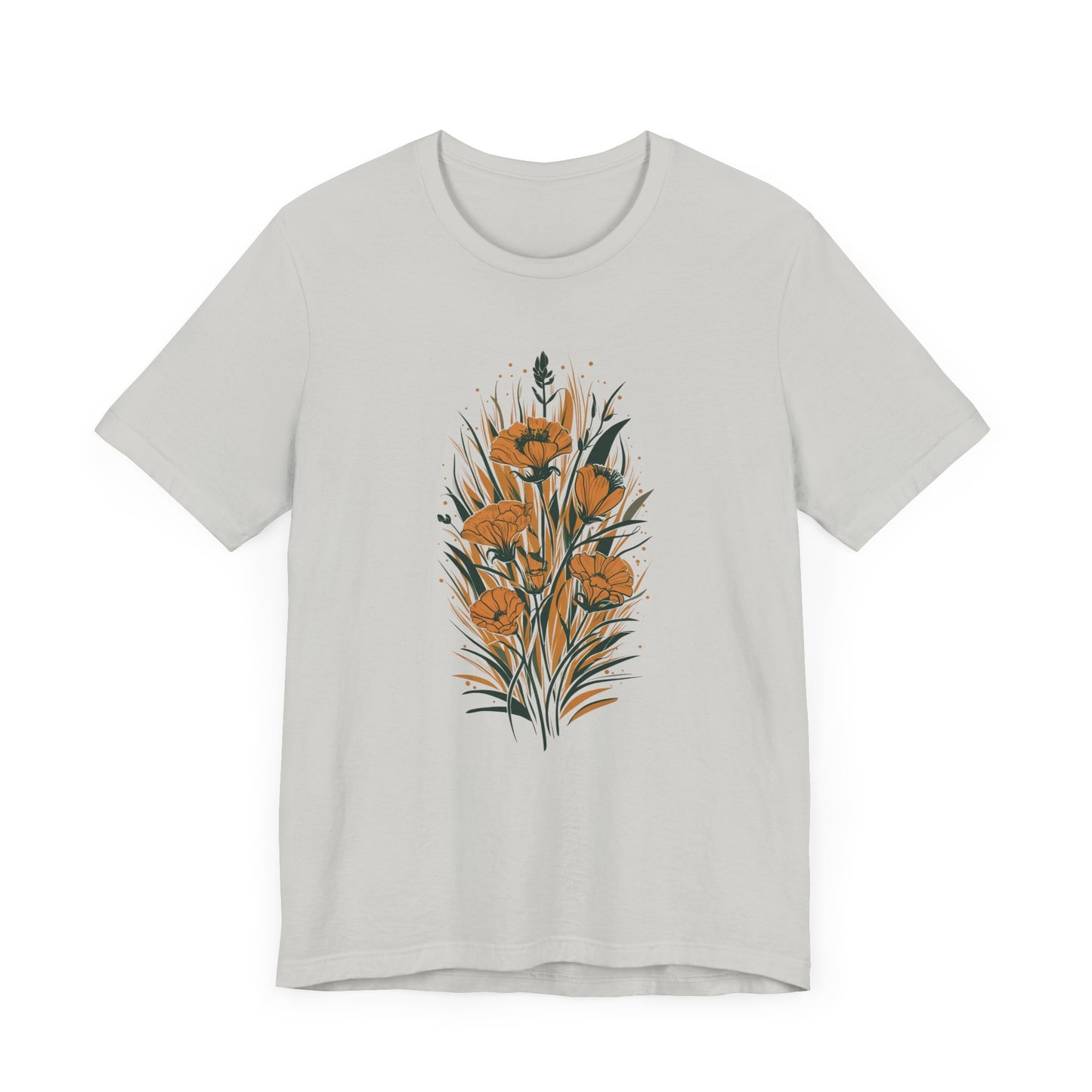 Golden Flowers Camping T-Shirt