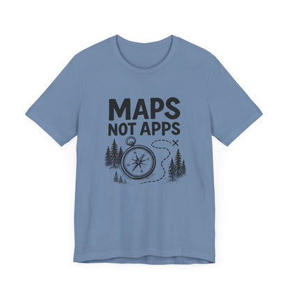 Maps not Apps Backpacking T-Shirt