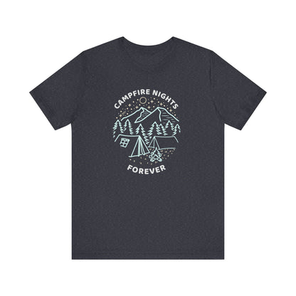 Campfire Nights Forever Camping T-Shirt