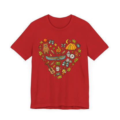 Camping Heart T-Shirt