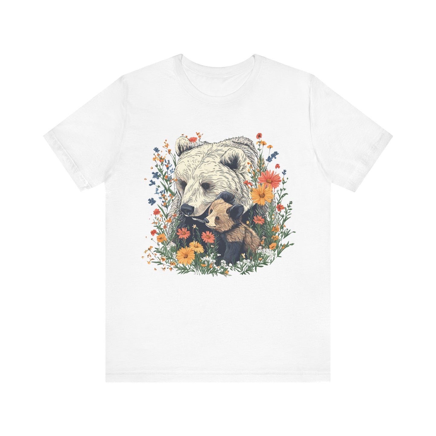 Mama bear and Cub Camping T-Shirt