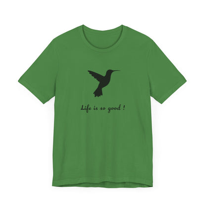 Life is Good Hummingbird Camping T-Shirt