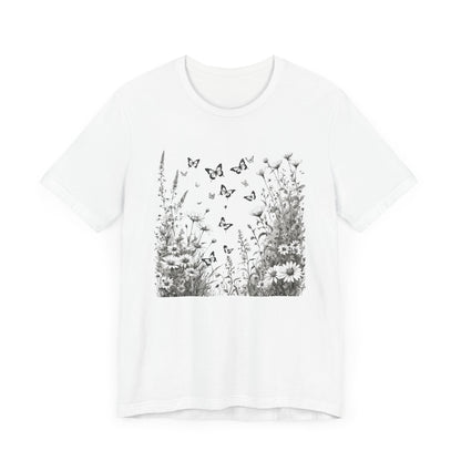 Butterfly Garden Camping T-Shirt
