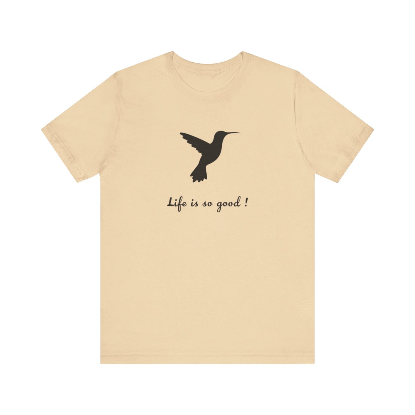 Life is Good Hummingbird Camping T-Shirt