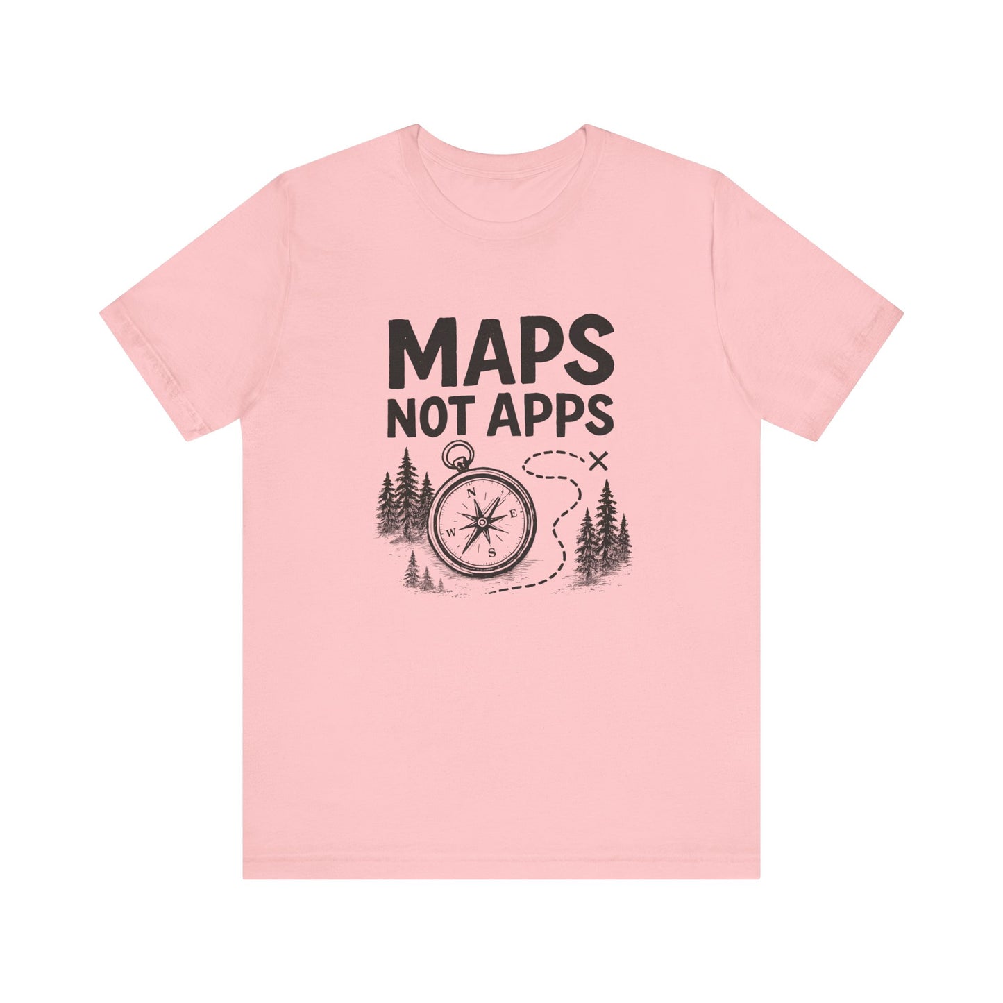 Maps not Apps Backpacking T-Shirt