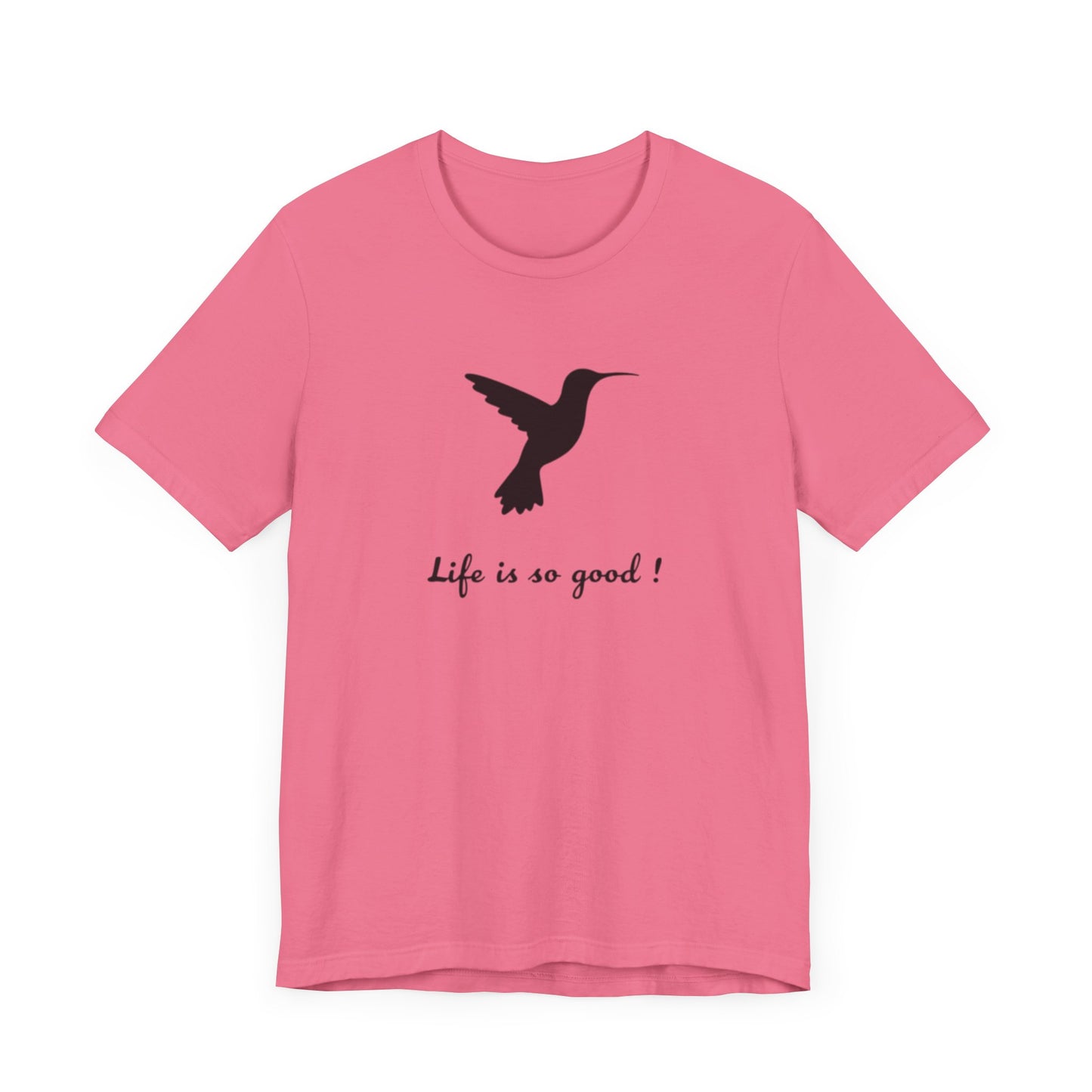 Life is Good Hummingbird Camping T-Shirt
