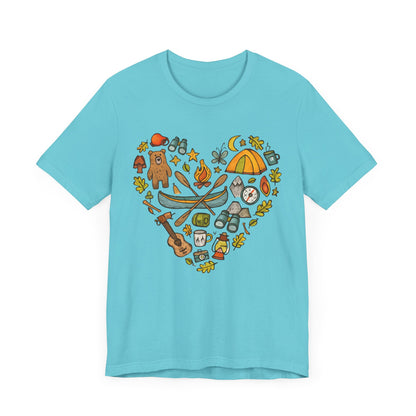 Camping Heart T-Shirt
