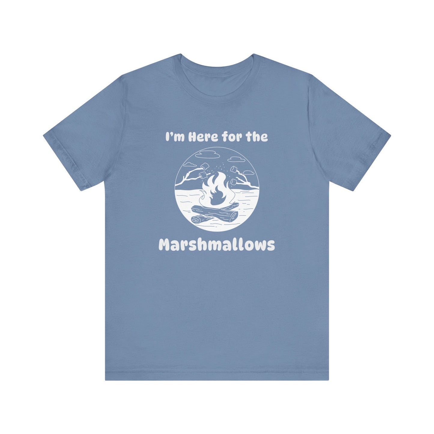 Here for the Marshmallows Camping T-Shirt