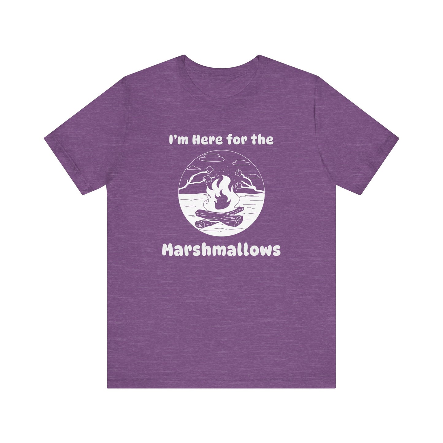 Here for the Marshmallows Camping T-Shirt