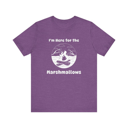 Here for the Marshmallows Camping T-Shirt