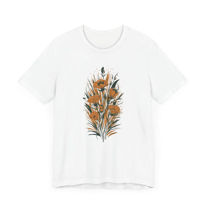 Golden Flowers Camping T-Shirt