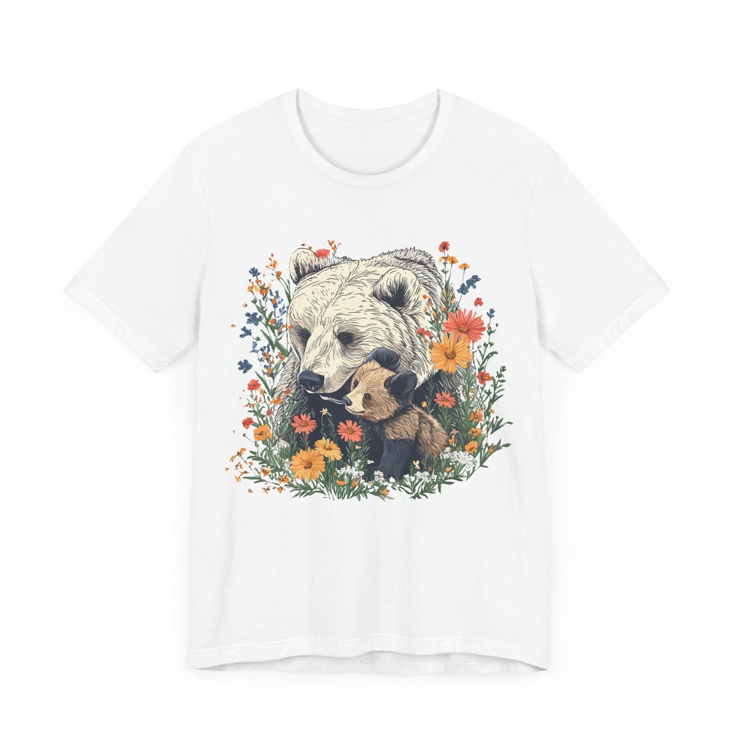 Mama bear and Cub Camping T-Shirt