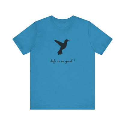 Life is Good Hummingbird Camping T-Shirt