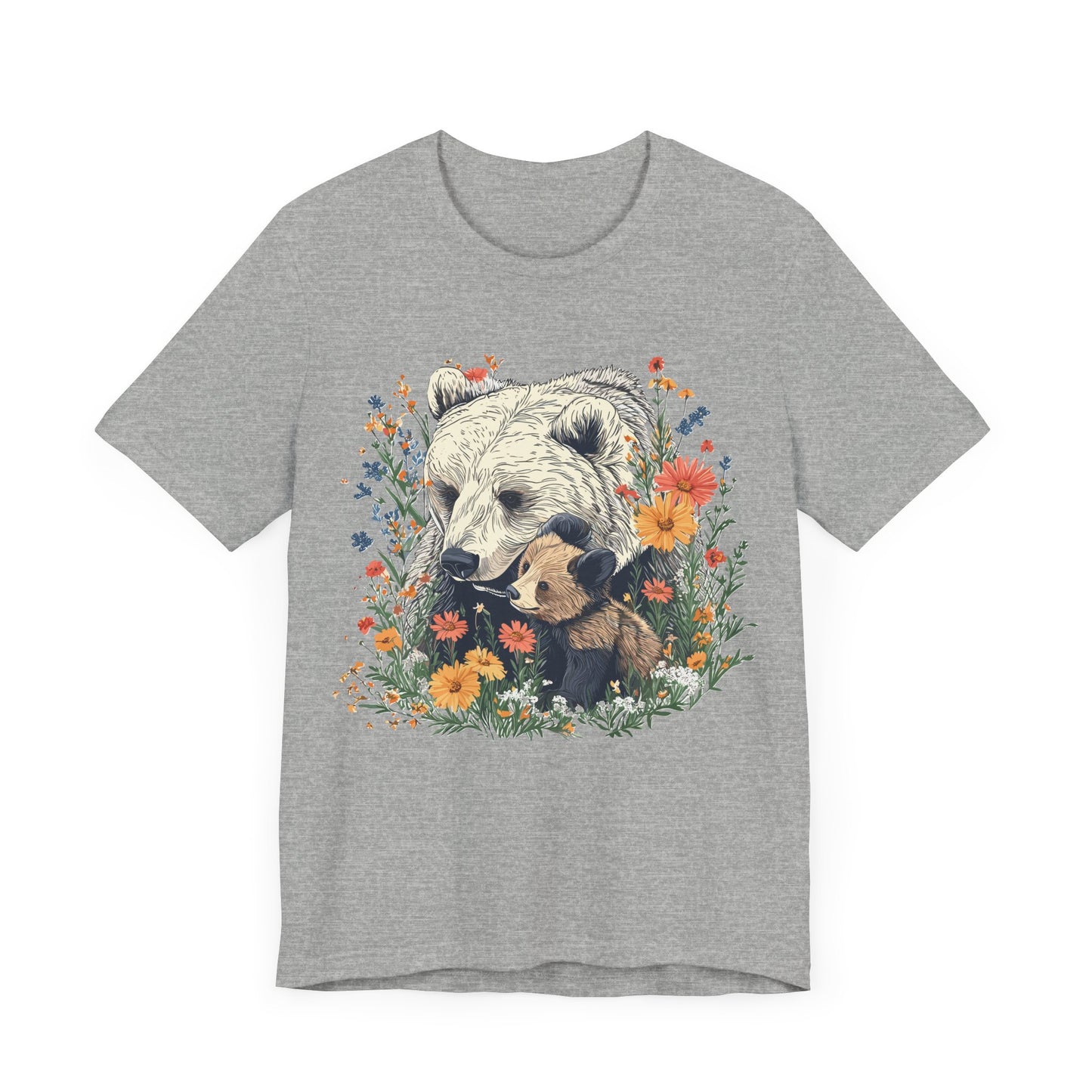 Mama bear and Cub Camping T-Shirt