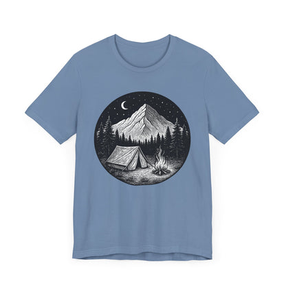 Tent Under the Stars Camping T-Shirt