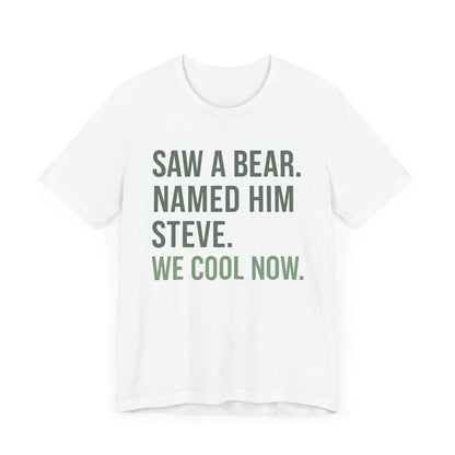 Steve the Bear Backpacking T-Shirt